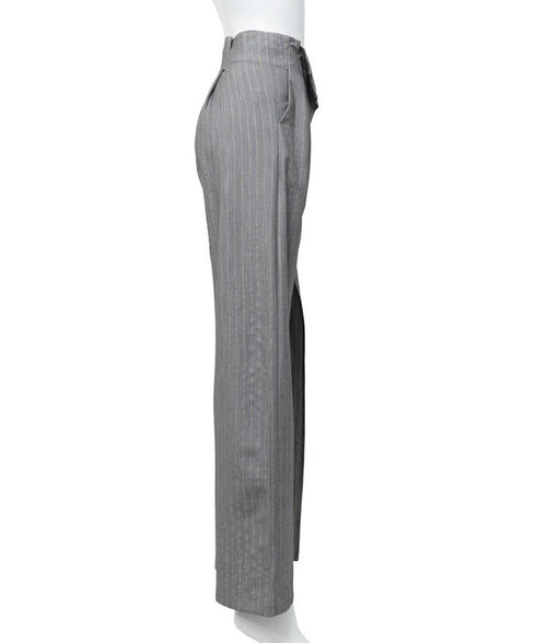 Glitter Stripe Straight Pants